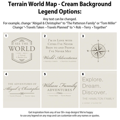 a map of the terrain of the world