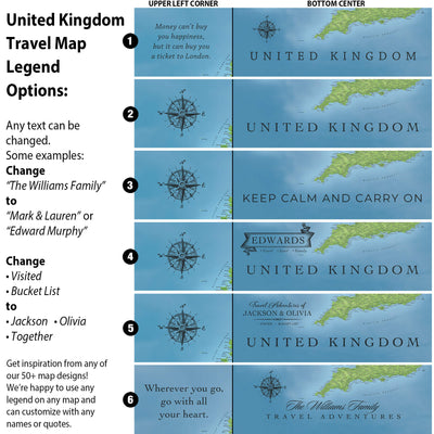 a map of the united kingdom and its locations