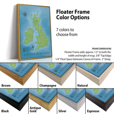 a picture of a map of the united kingdom