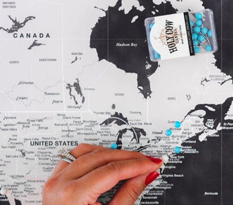 World Push Pin Maps