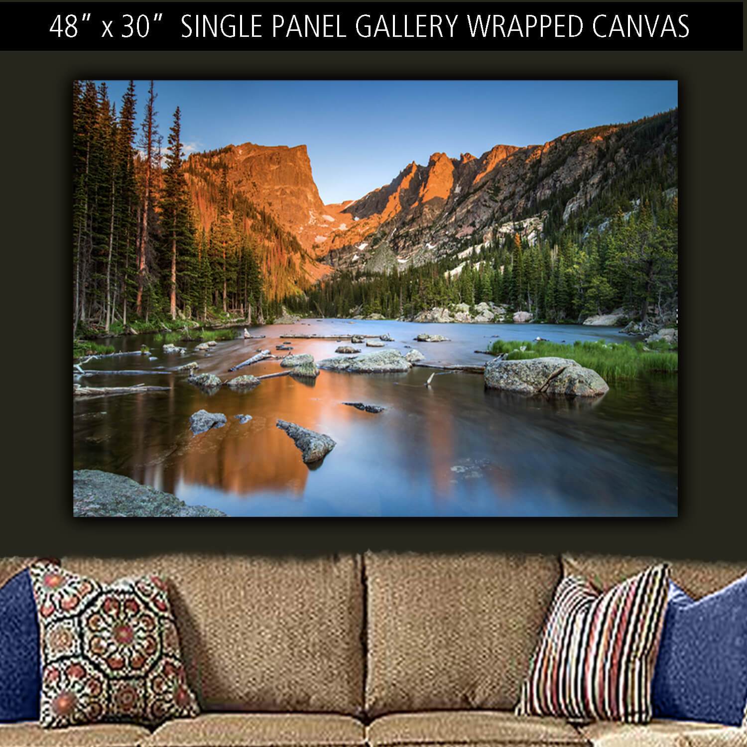 Rocky Mountain National Park Canvas Art - Canvas Wall Art - HolyCowCanvas