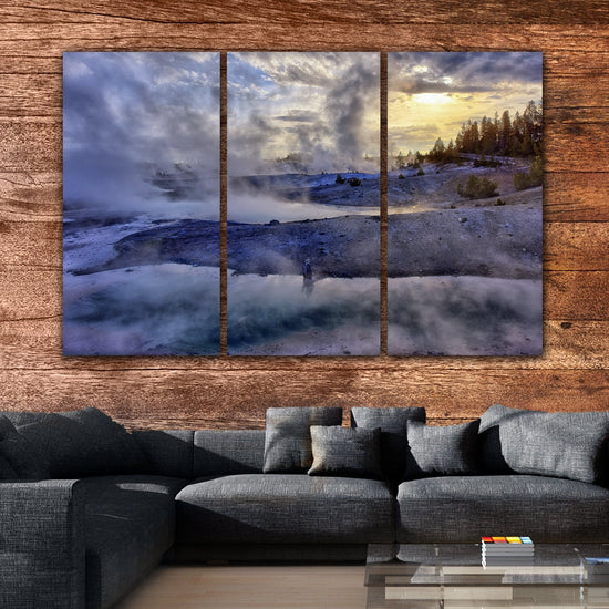Sunrise at Yellowstone National Park on Canvas