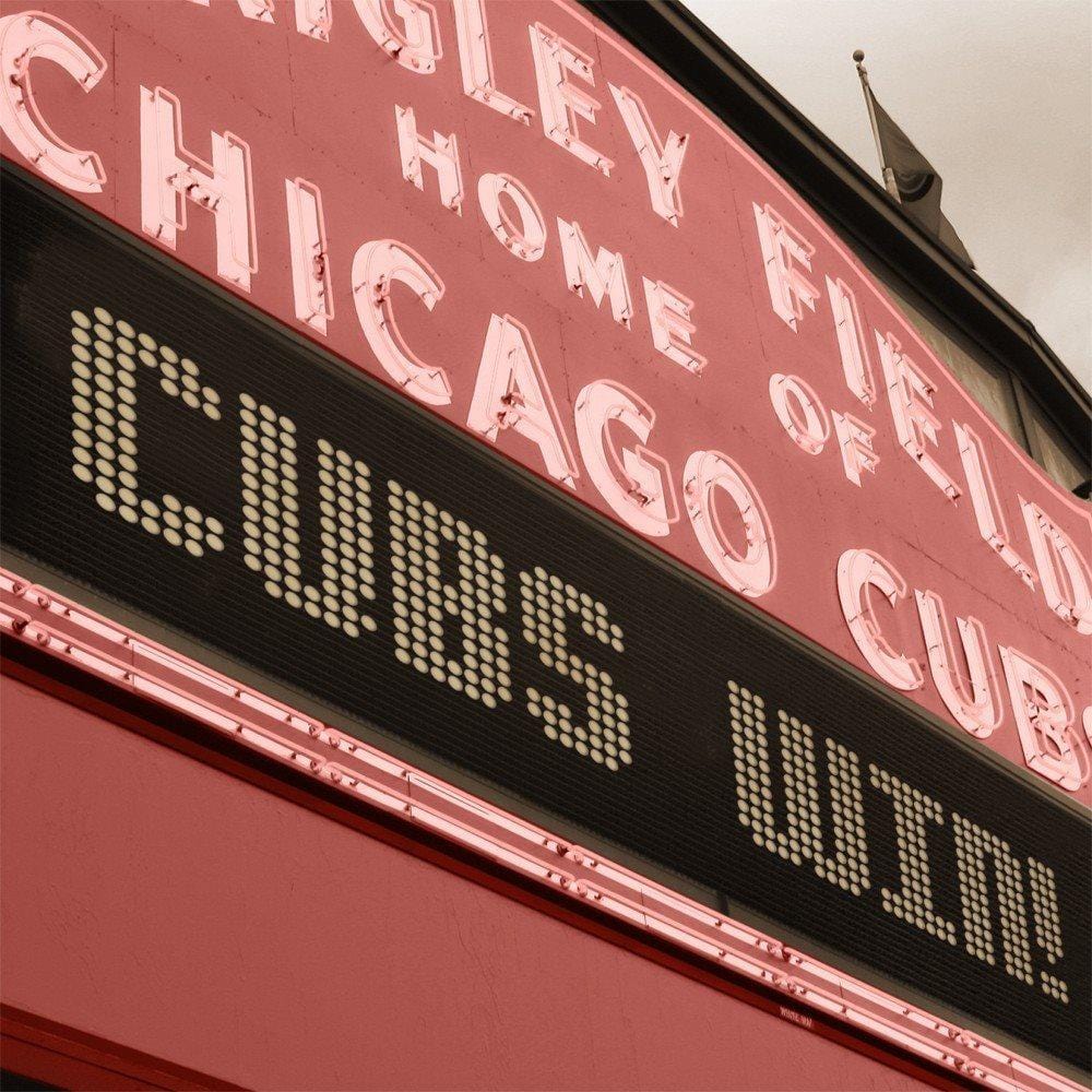 Chicago Cubs Wrigley Field Marquee Canvas