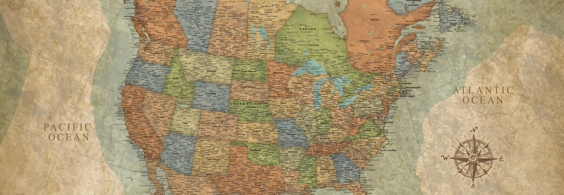 Maps of North America