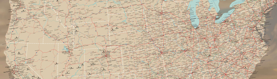 USA Push Pin Maps