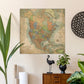 Quick Ship - Push Pin Travel Map of North America