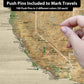 Quick Ship - USA National Parks Push Pin Map