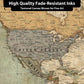 Quick Ship - Push Pin World Travel Map