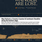 Quick Ship - Classic Earth Tones with Navy World Push Pin Map