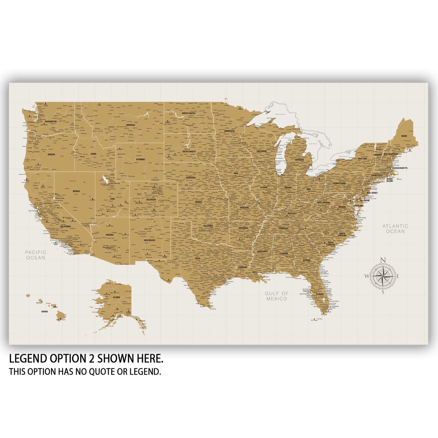 a map of the united states of america