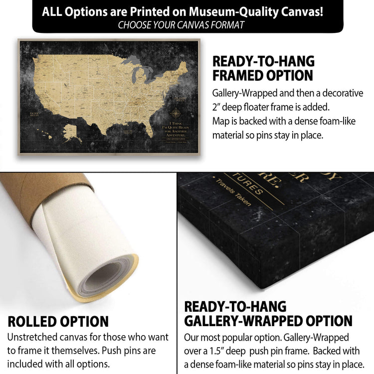 a map of the united states with instructions