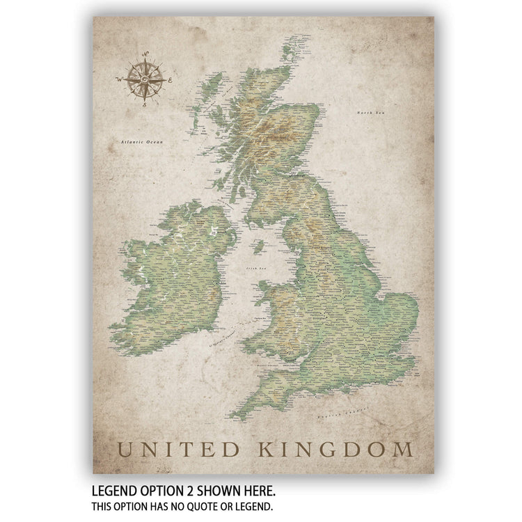 a map of the united kingdom of england