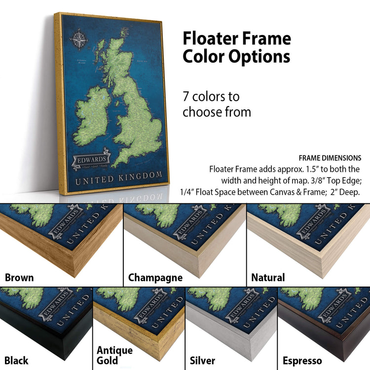 a picture of a map of the united kingdom