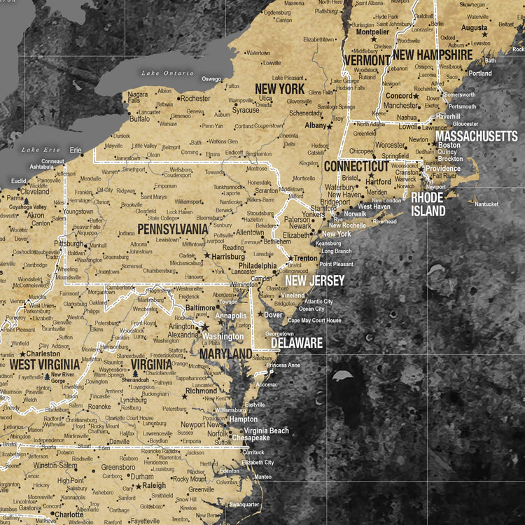 a map of the state of new hampshire