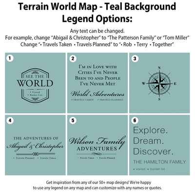 a map of the terrain of the world