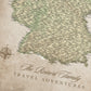 The image is a map titled "The Rainert Family Travel Adventures" with a compass rose on the left side.