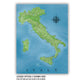 The image is a detailed map of Italy, showing the country&