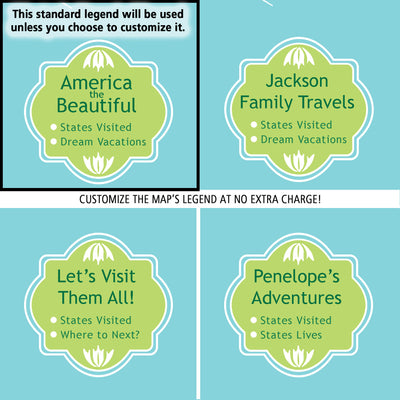 four different logos, each representing a different travel company. The logos feature a green and white color scheme with various text elements, such as "America the Beautiful", "Let&
