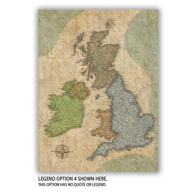 a map of the united kingdom of england