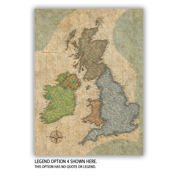 a map of the united kingdom of england
