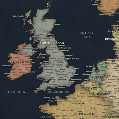 The image is a detailed map of the United Kingdom, showing the country&