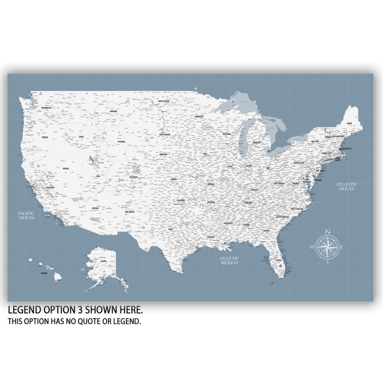 The image is a detailed map of the United States, showing the country&