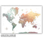 The image is a world map with various countries and regions depicted in different colors.