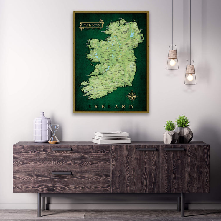 a map of the united kingdom of ireland