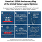 The image is a collage of six different map designs, each representing a different legend option for the United States. The maps feature various symbols and text to represent different aspects of the country, such as the land, the Smith family, and the legend options. The text on the maps can be changed to customize the design and represent different themes or ideas related to the United States.