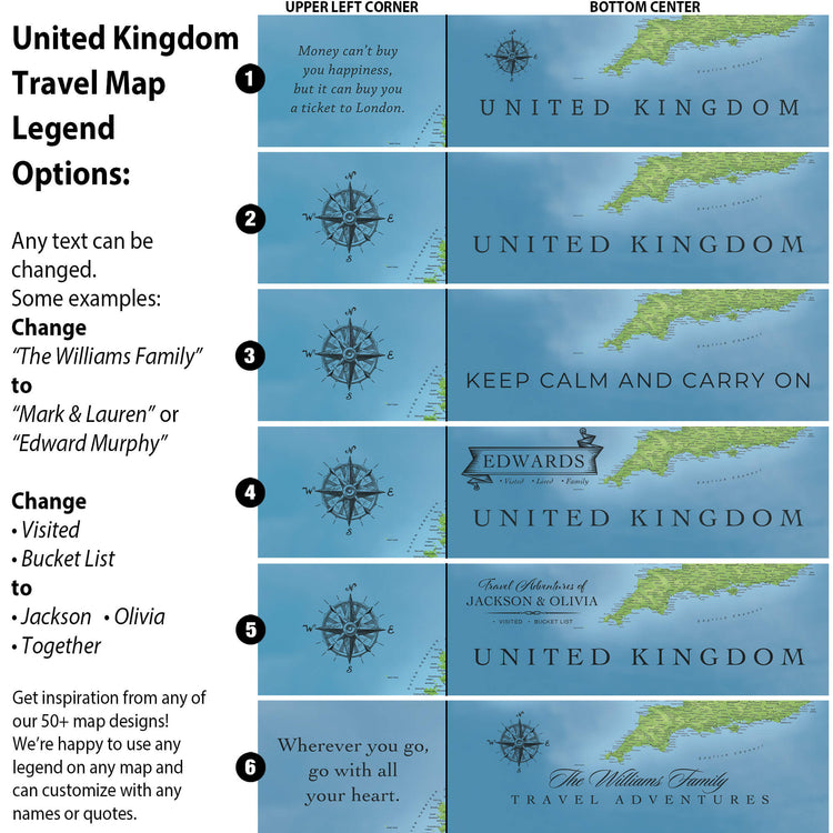 a map of the united kingdom and its locations