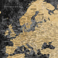 a map of europe with all the major cities