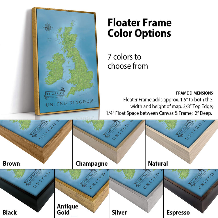 a picture of a map of the united kingdom
