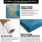 Classic Map of North America Push Pin Map