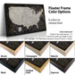 Industrial Detailed Push Pin USA Map - 1 Panel