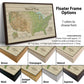 USA National Parks Push Pin Map - Single Panel