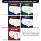 PAC 12 College Football Stadium Tour Map  - Single Panel