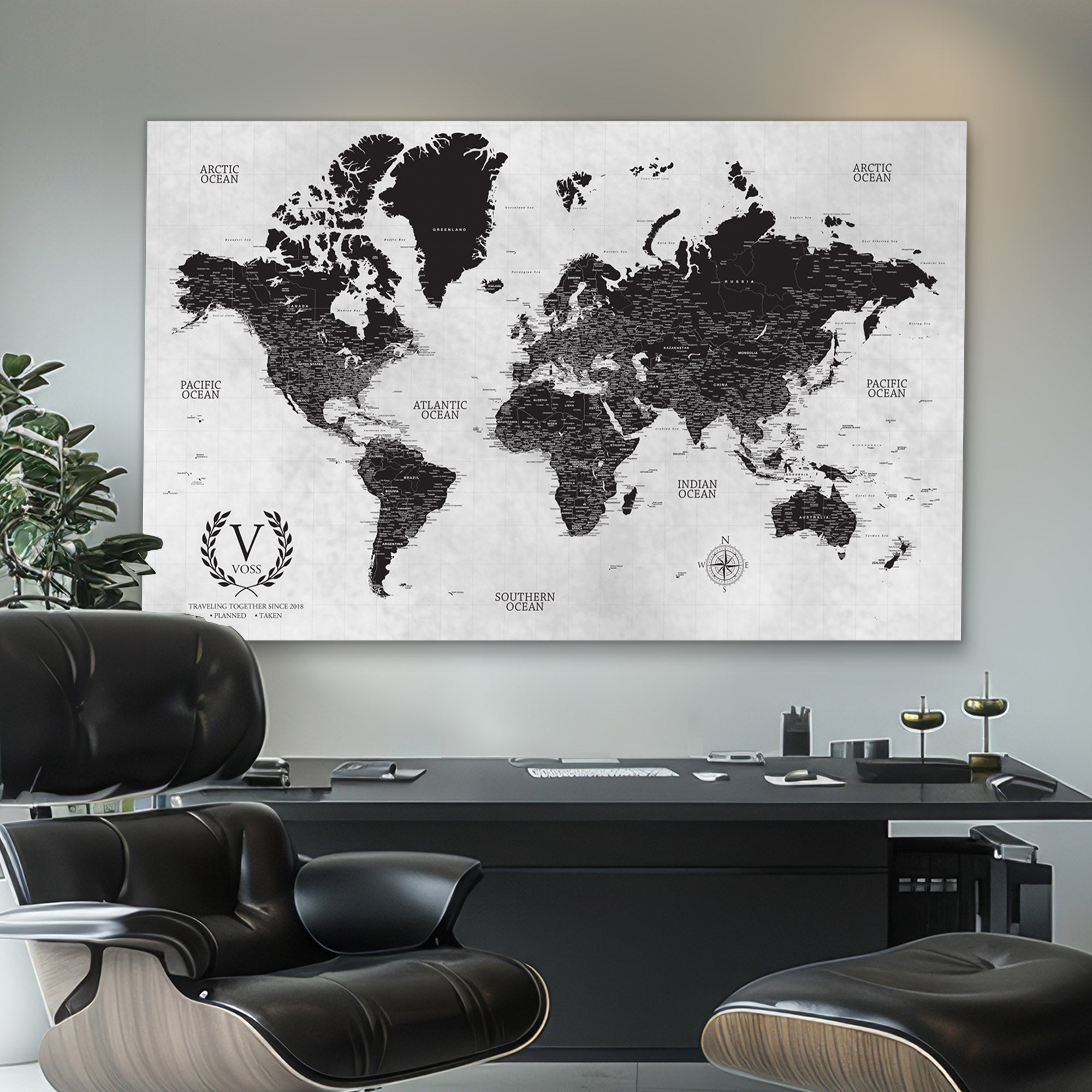 【復刻】60's ベトナム（マップ柄）ジャケット●BLACK●XL●51205 Late 1960s Style コットンベトナムジャケット「VIETNAM MAP