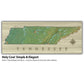 Tennessee Push Pin Terrain Map