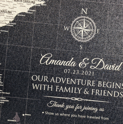 Wedding map