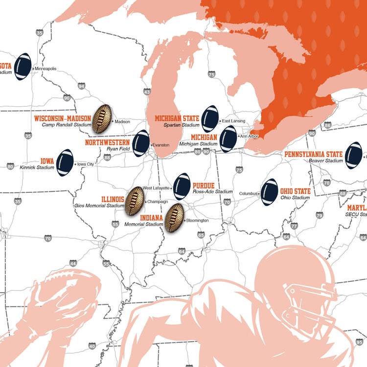 a map of the nfl teams in the united states