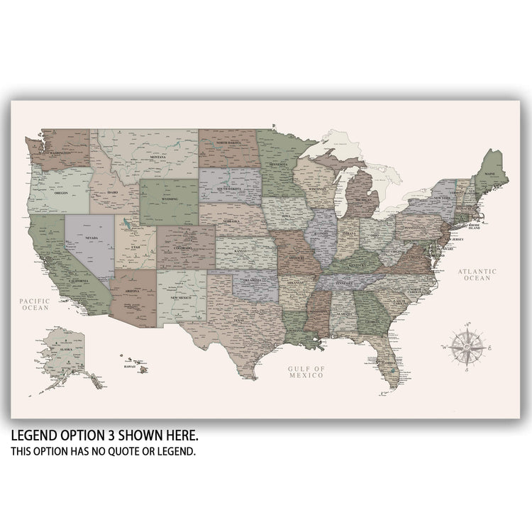 a map of the united states of america