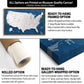 The image is a collage of three different options for a map of the United States, each with its own unique features and benefits.