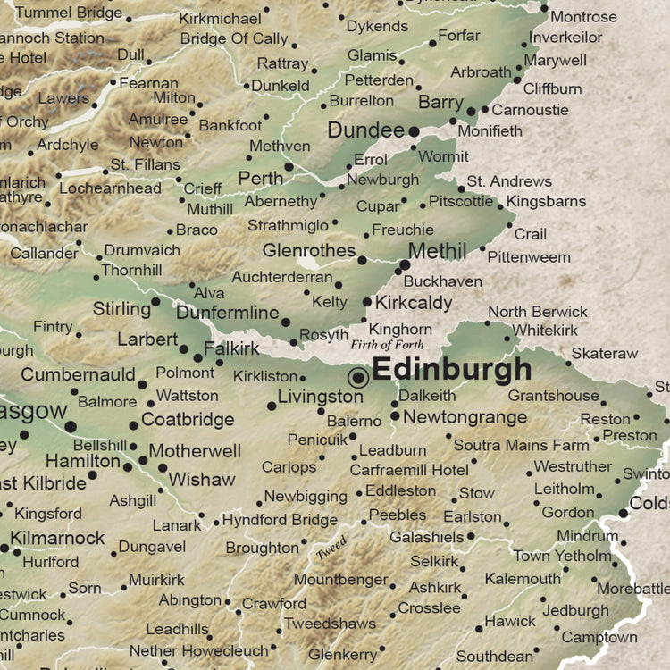 The image is a detailed map of the United Kingdom, showing various cities and towns across the country.