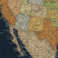The image is a detailed map of the United States, showing the various states and their geographical locations.