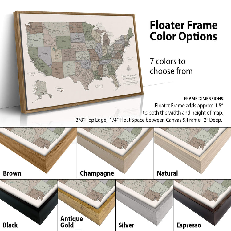 a picture of a map of the united states