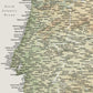 The image is a detailed map of the North Atlantic Ocean, showing various coastal cities and landmarks.