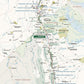 The image is a detailed map of the Appalachian Trail Conservancy&