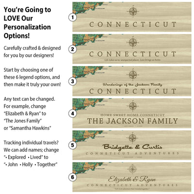 a series of four wine labels with the names of different wines