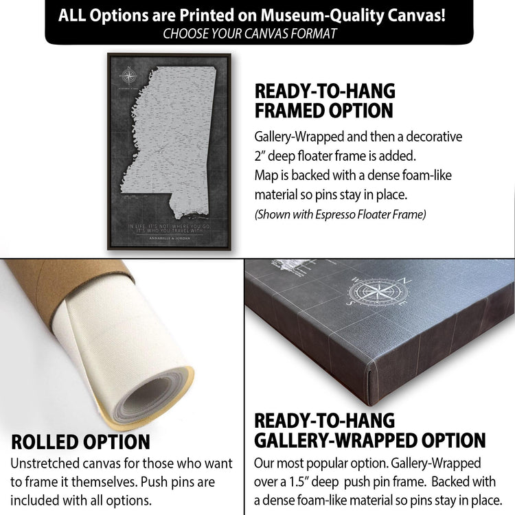 a poster with instructions on how to wrap a canvas