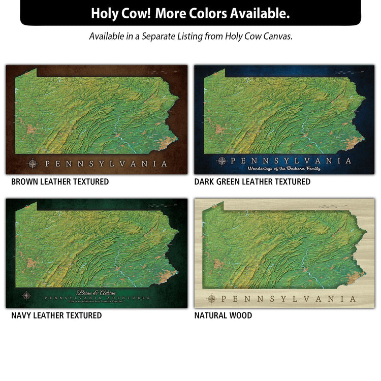 a map of the state of pennsylvania